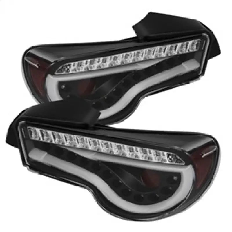 Spyder Scion FRS 12-14/Subaru BRZ 12-14 Light Bar LED Tail Lights Black ALT-YD-SFRS12-LBLED-BK - Truck & Automotive