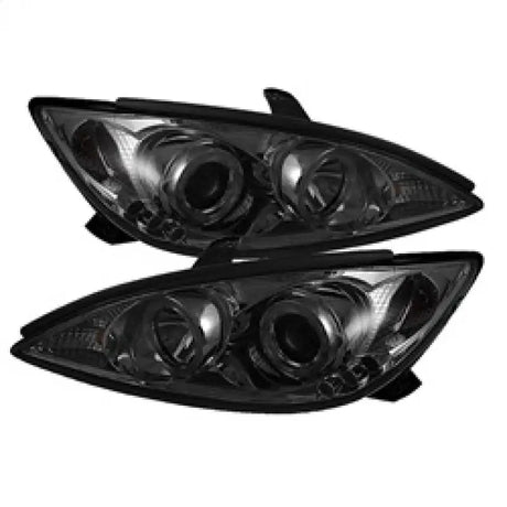 Spyder Toyota Camry 02-06 Projector Headlights LED Halo Smoke High H1 Low PRO-YD-TCAM02-HL-SM - Truck & Automotive