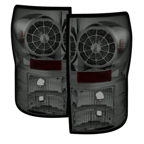 Smoked LED tail lights for Toyota Tundra 07-13, stylish tail lights upgrade