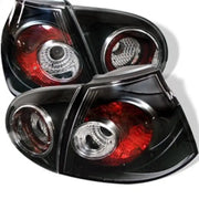 Black euro style tail lights for Volkswagen Golf V 06-09, perfect upgrade accessory