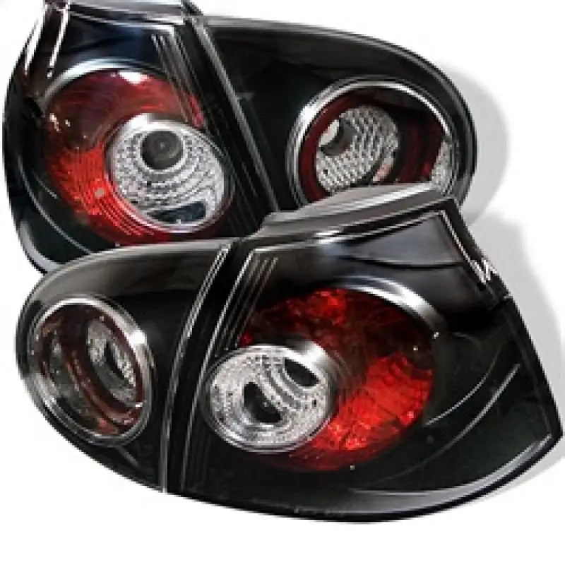 Black euro style tail lights for Volkswagen Golf V 06-09, perfect upgrade accessory