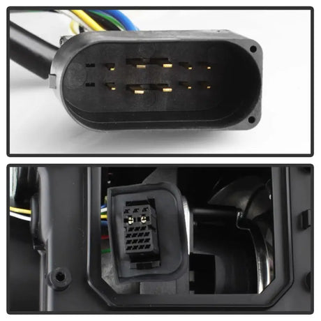 Spyder Volkswagen GTI 06-09/Jetta 06-09 Xenon/HID Model Only - DRL Black PRO-YD-VG06-HID-DRL-BK - Truck & Automotive