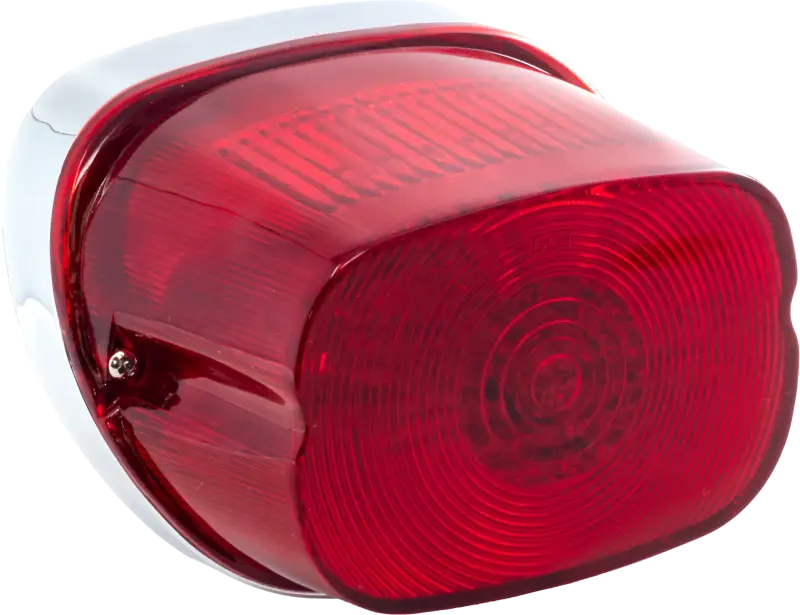 Sqaureback Led Tailight Red Lense Hardwire - Powersports