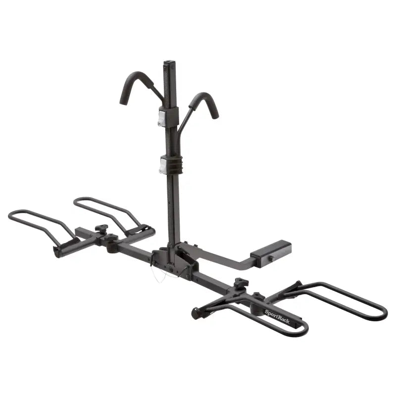 Black hitch-mounted sport rack Crest for bikes, SR2901BLR Sport Rack Crest 2 Locking