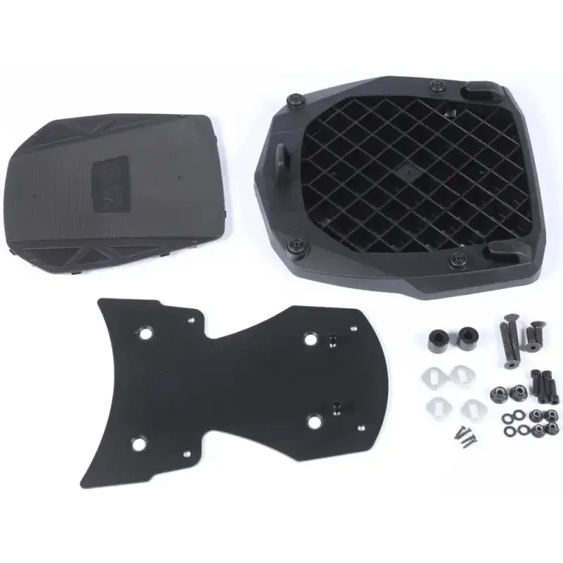 SR3101 Top Case Hardware for motorcycle hard luggage mounting in matte black
