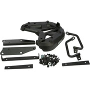 SR3105 Top Case Hardware for Motorcycle Luggage Mounting, Matte Black Hard Luggage Mount