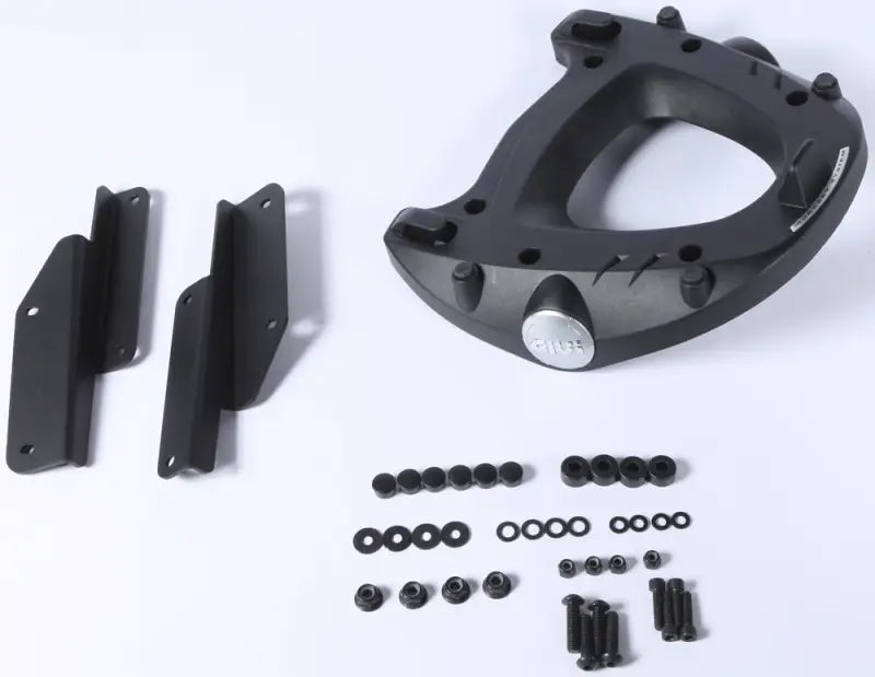 SR6403 Top Case Hardware for matte black motorcycle hard luggage mounting