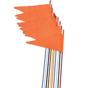 Orange safety flags on multicolored fiberglass rods for RV, automotive, off-road, marine, truck accessories, truck bed, interior, exterior, Powersports, AVADA - Best Sellers