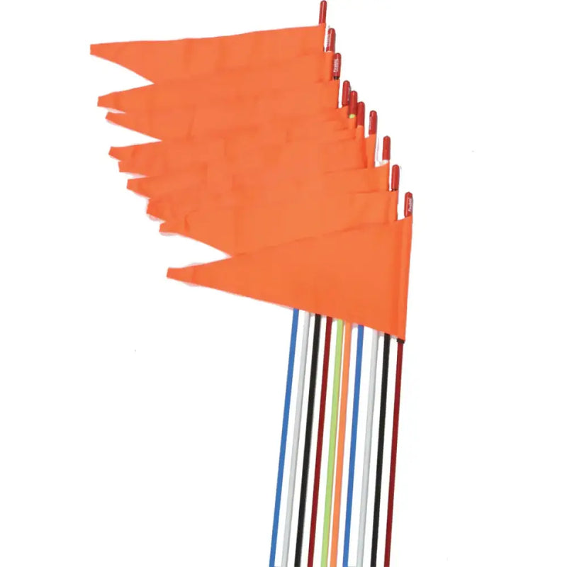 SR7-PS-BB Safety Flags Spring Mount Blue 7’ 10/Pk - Firestik Flag