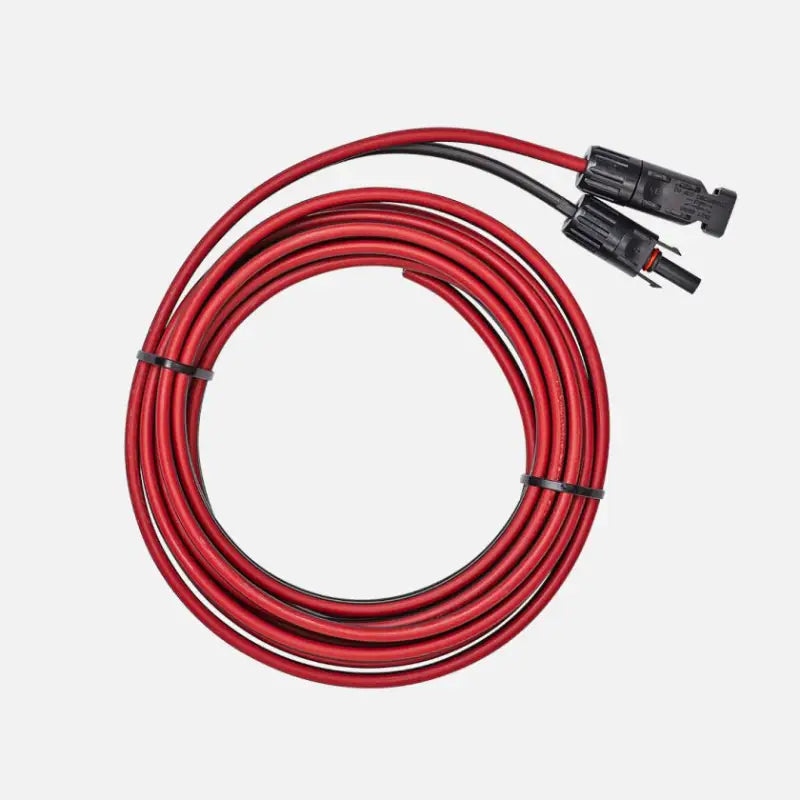 Red and black solar panel cable with connectors for SRC0001 Redarc 5M Regulator