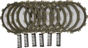 Motorcycle clutch plates and springs from SRC85 Street Racer Clutch Kit, perfect for street racer rides