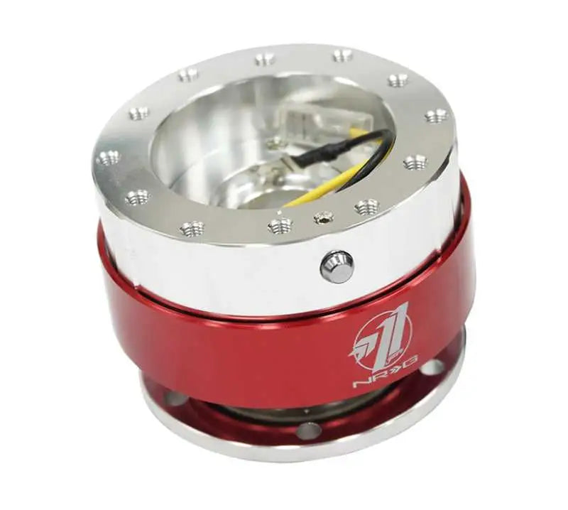 NRG SRK-100RD NRG Quick Release - Black Body/ Red Chrome Ring