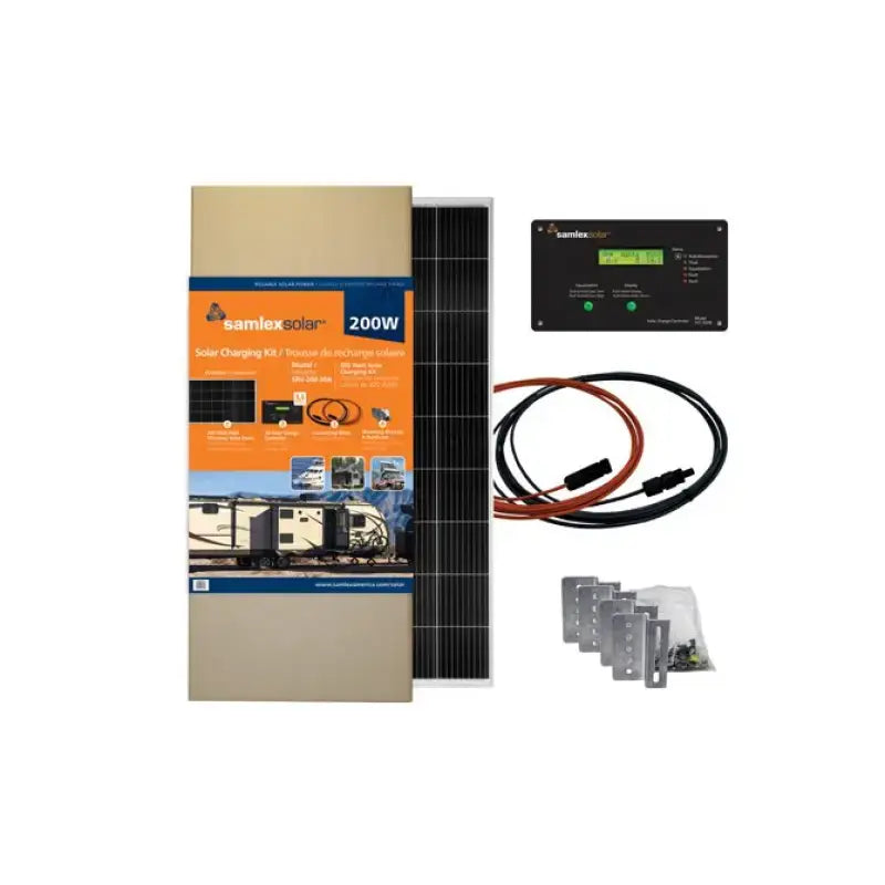SRV-200-30A Samlex Amer 200 Watt Solar Charging Kit