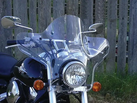 SS-20-C SS 20 Stealth W/S Clear 14’’X30’’ W/1’’ Hardware - SS-20 Windshield