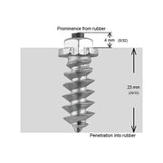 IGRIP SS-25100 1" 25mm Shoulder Screw Studs Qty 100