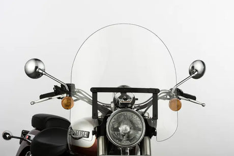 SS-30-17CFQB SS30 ClaSSic Windshield 17" Clear/Black 