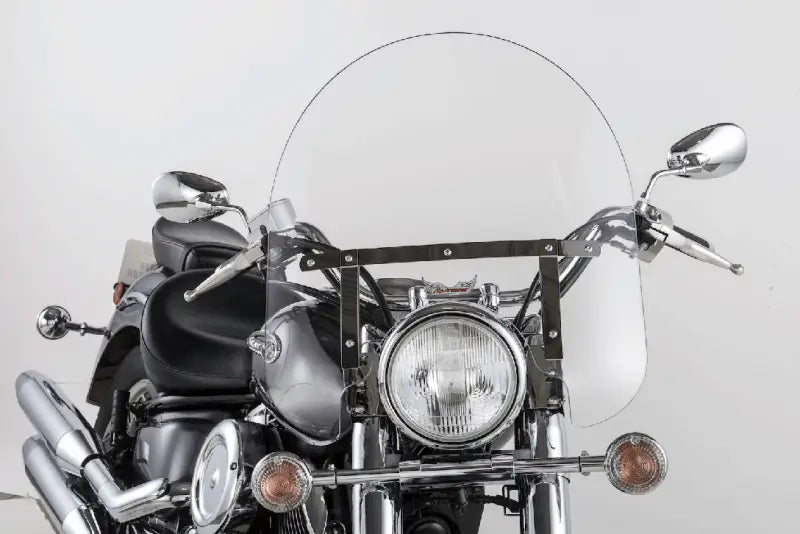SS-30-17CTQ SS30 Windshield ClaSSic 17" Clear/Chrome 
