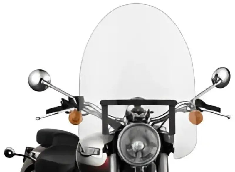 Motorcycle windshield with quick release mounting hardware for SS-30-22CTQ Slipstreamer Ss30