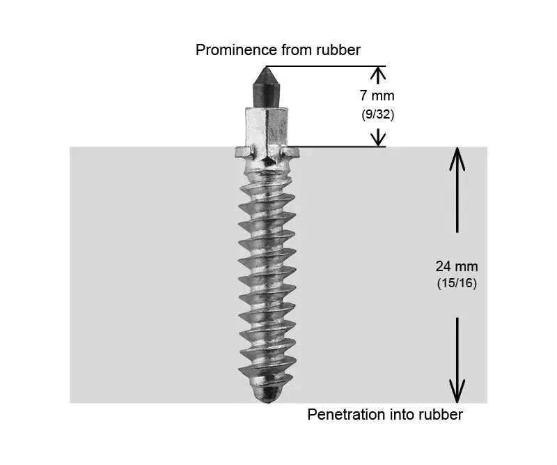 SS-32200R 1 1/4’’ 32mm Shoulder Studs Qty 200
