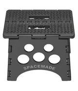 SS-9 Big Ant Folding Step Stool 9In by Spacemade, compact design, black, sturdy construction, non-slip surface, foldable for easy storage, supports up to 300 pounds.