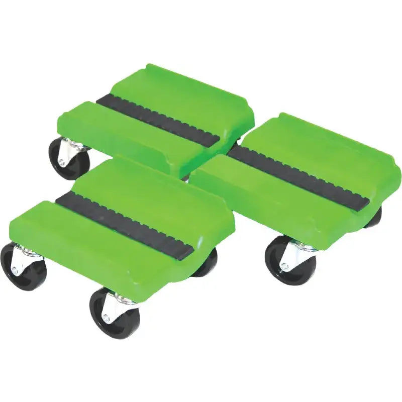 SS GRN Dolly 3 Piece Set (Green) - Four Wheel