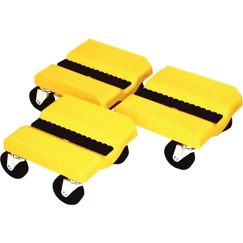 SS YEL Dolly 3 Piece Set (Yellow) - Four Wheel