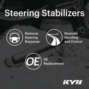 KYB SS10318 SS10318 KYB Shocks & Struts Steering Stabilizers Front CHEVROLET Silverado K and V Series (3/4 Ton) (4WD) 20