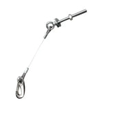 SS180007 Lewmar Anchor Ss 8' Lg Sprg Snap made from high-quality stainless steel, showcasing durable construction and a spring snap design for secure and easy attachment.