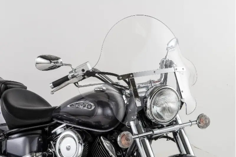 Ss32 Falcon Windshield 16" Clear/Chrome