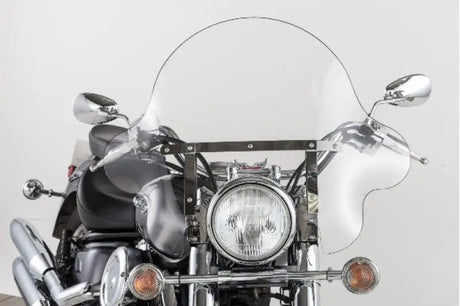 Ss32 Falcon Windshield 16" Clear/Chrome