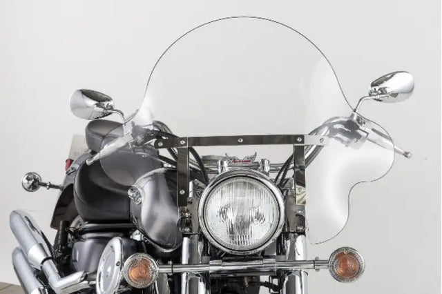 Ss32 Falcon Windshield 16" Clear/Chrome