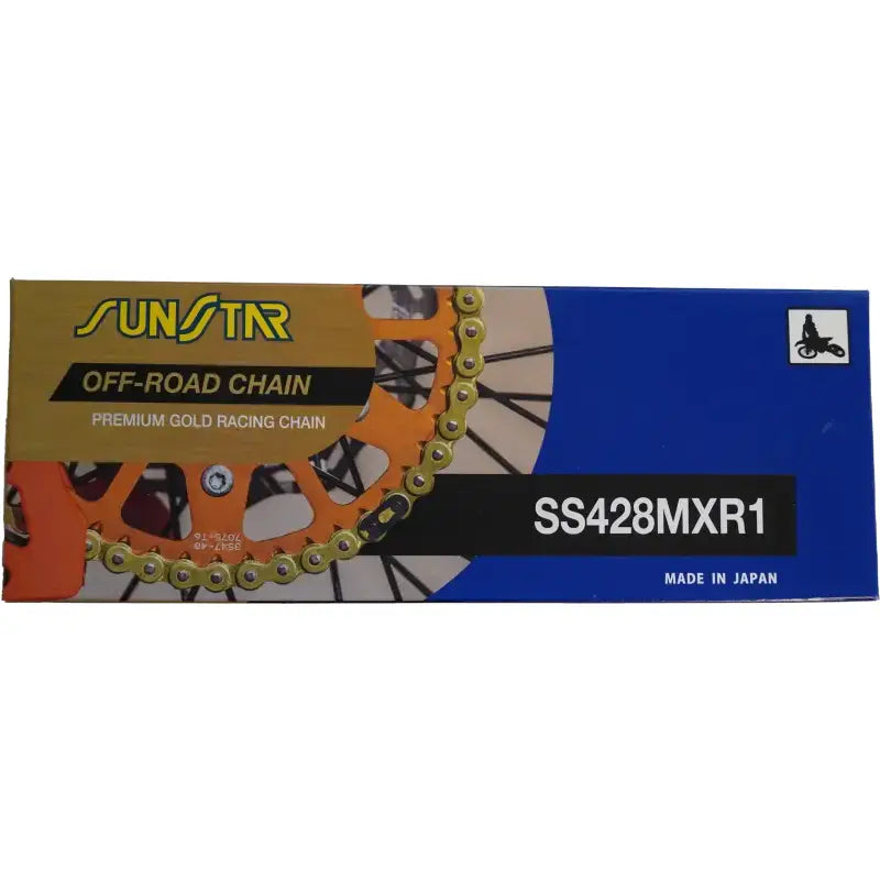 SUNSTAR SS428MXR1-134 Chain Mxr1 Non Sealed 428x134 Gld/Gld