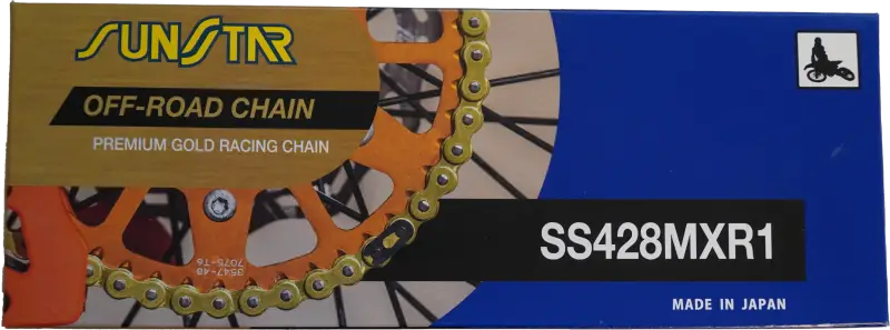 SUNSTAR SS428MXR1-134 Chain Mxr1 Non Sealed 428x134 Gld/Gld