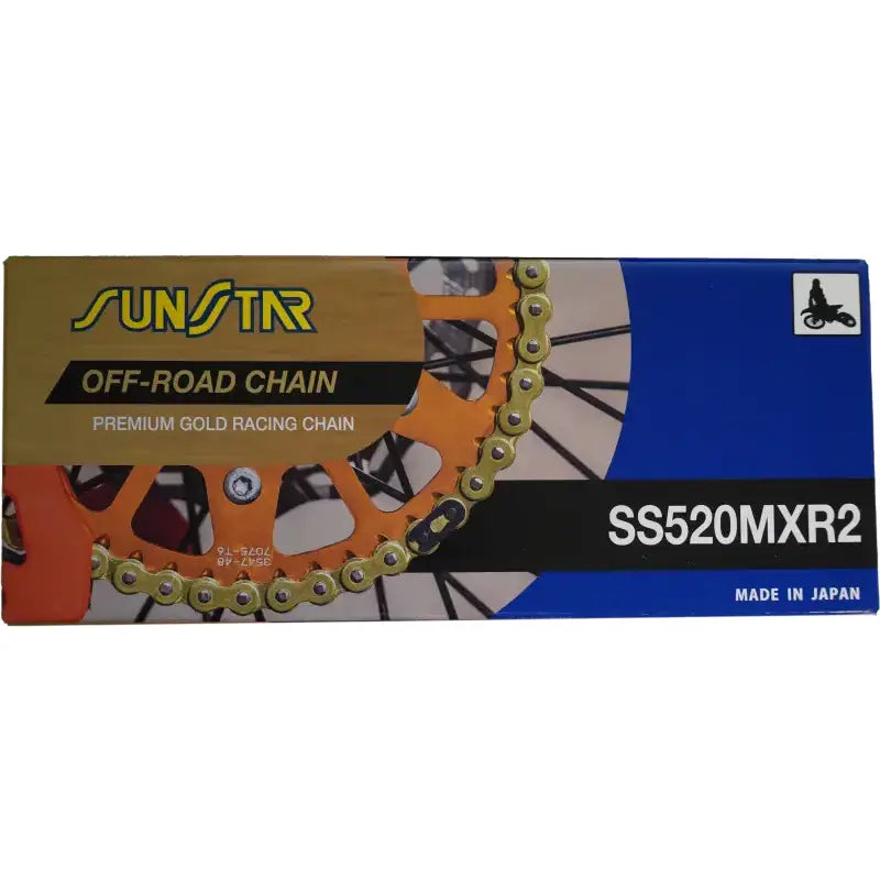 SUNSTAR SS520MXR2-116 Chain Mxr2 Non Sealed 520x116 Gld/Gld