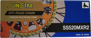 SUNSTAR SS520MXR2-116 Chain Mxr2 Non Sealed 520x116 Gld/Gld