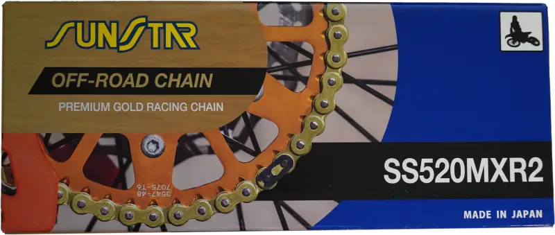 SUNSTAR SS520MXR2-116 Chain Mxr2 Non Sealed 520x116 Gld/Gld