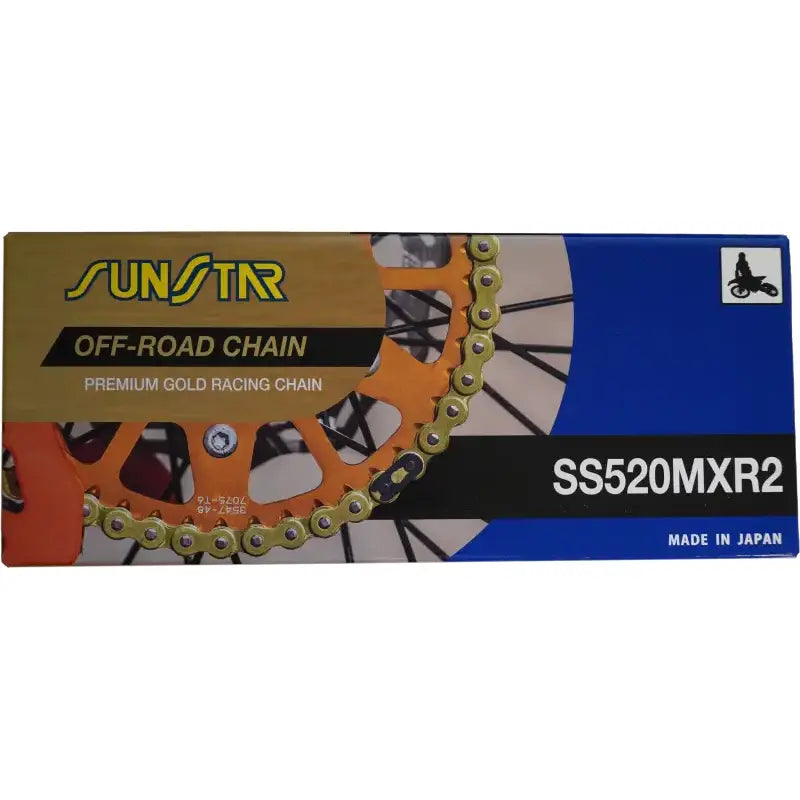 SUNSTAR SS520MXR2-120 Chain Mxr2 Non Sealed 520x120gld/Gld