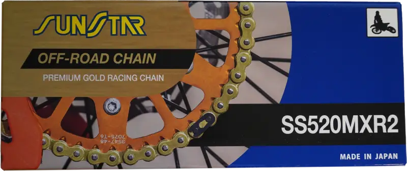 SUNSTAR SS520MXR2-120 Chain Mxr2 Non Sealed 520x120gld/Gld