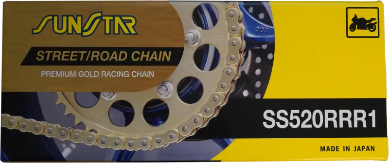 SUNSTAR SS520RRR1-120 Chain Rrr1 Sealed 520x120 Gld/Gld