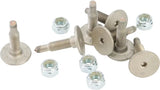 Metal snowmobile studs and locking nuts from SSP-1075-M Signature Series Trail Studs
