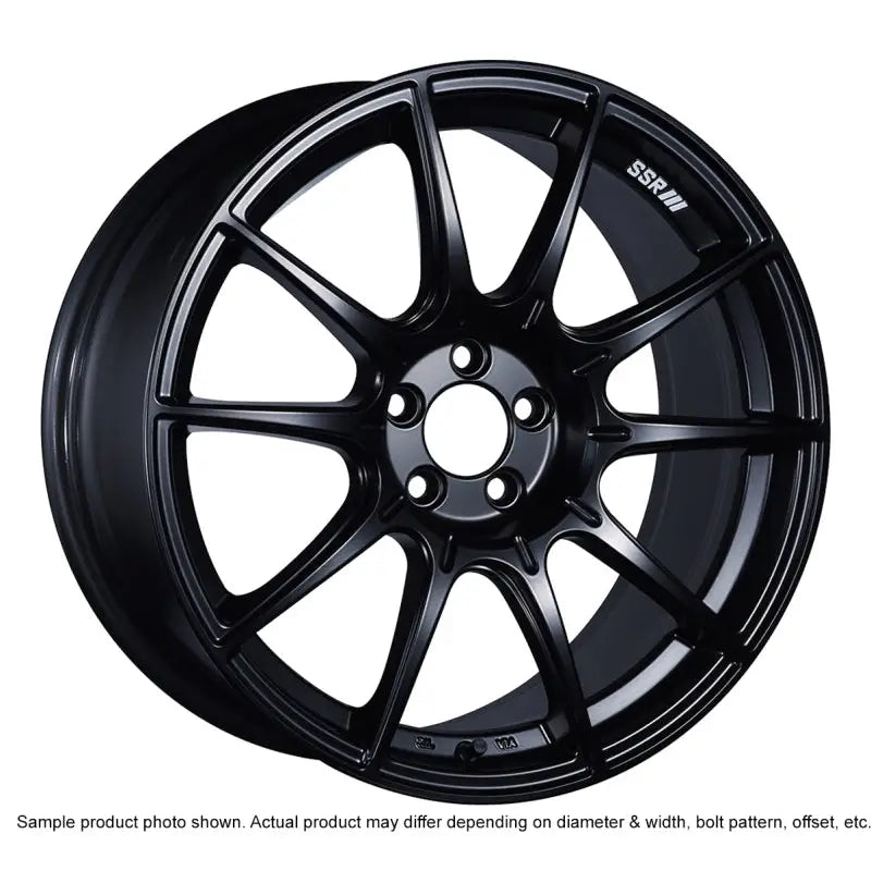SSR XA17900+3805CMB SSR GTX01 17x9 5x100 38mm Offset Flat Black Wheel