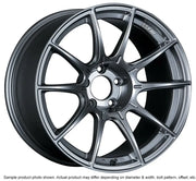 Silver alloy SSR GTX01 dark silver wheel with 15mm offset for Evo X / G35 / Z cars