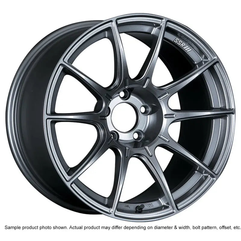 SSR XA18950+2205GDK SSR GTX01 18x9.5 5x114.3 22mm Offset Dark Silver Wheel Evo 8 9 X / G35 / 350z / 370z