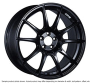 Black multi-spoke alloy wheel from SSR GTX01 18x9.5 flat black wheel style
