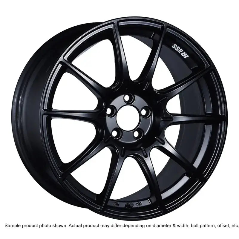 SSR GTX01 19x9.5 5x114.3 35mm Offset Flat Black Wheel 04-08 TL / 93-98 Supra - Truck & Automotive