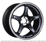 Five-spoke gunmetal SSR GTX03 18x9.5 black graphite wheel for car upgrade