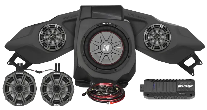 5 Speaker Plug And Play Kit Kicker Ride Command
