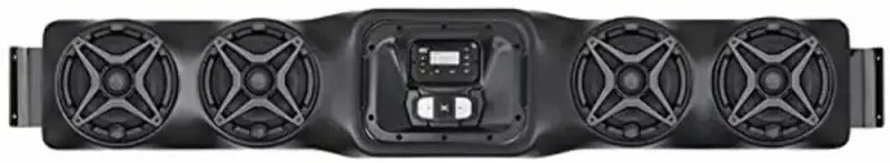 Black Ssv Works WP3-UO4LA sound bar with four speakers and control panel