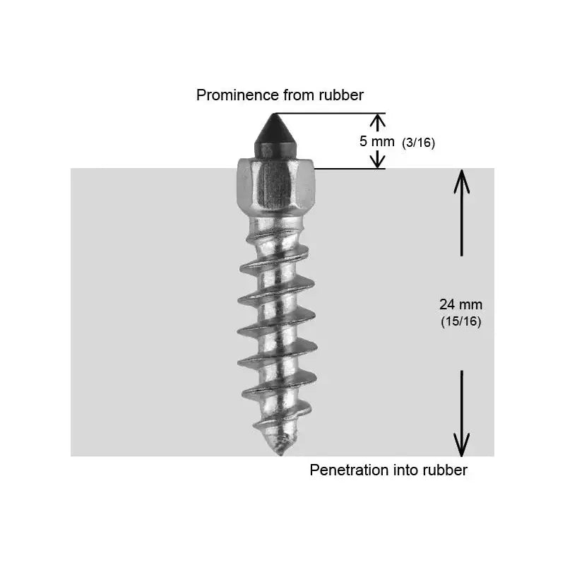 IGRIP ST-251000R 25mm Standard Screw Studs Qty 1000