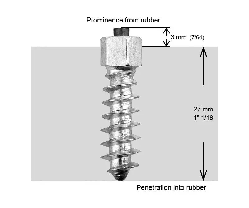 IGRIP ST-30200 1 1/8" 30mm Std Screw Studs Qty 200